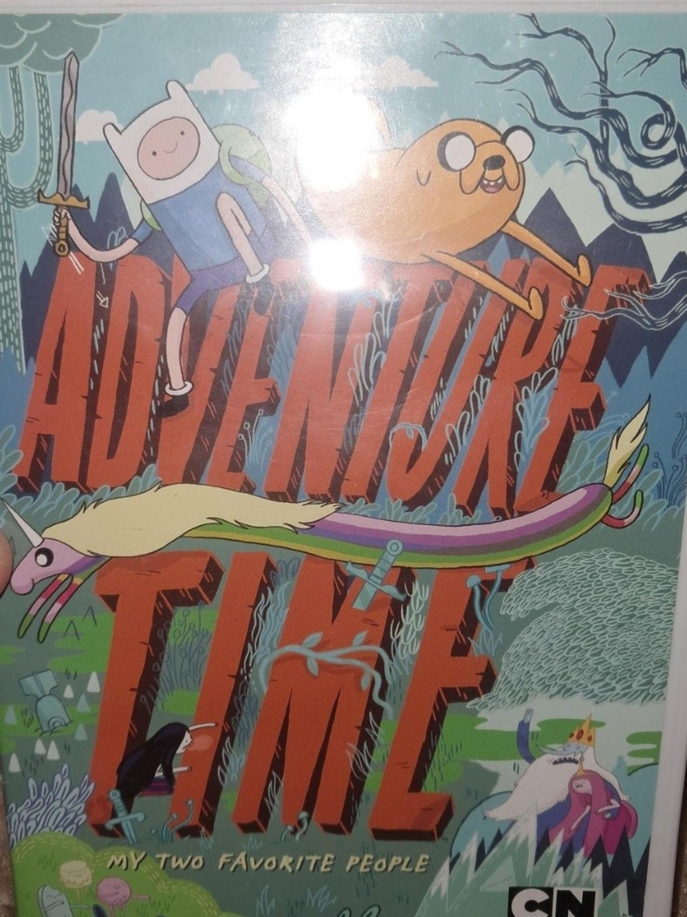 Cartoon Network Adventure Time  Dvd- Blue, Red, Yellow, Green
